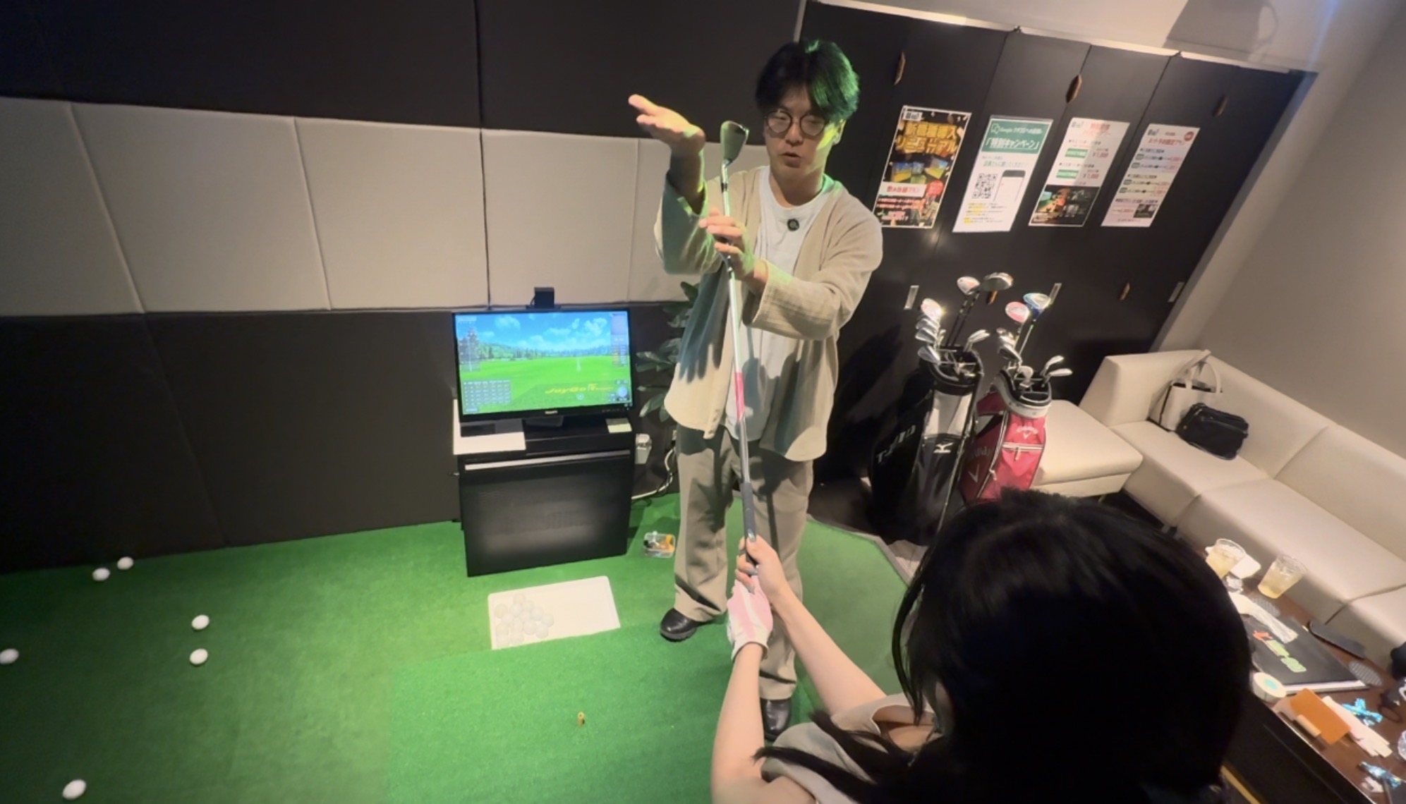 クラブの構造から丁寧に教えるレッスン